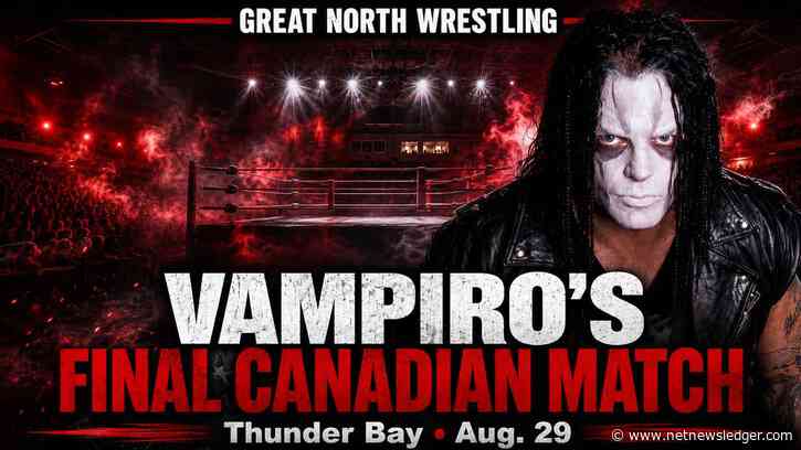 Vampiro faces Chris Masters in his Canadian farewell as Great North Wrestling hits Thunder Bay Saturday