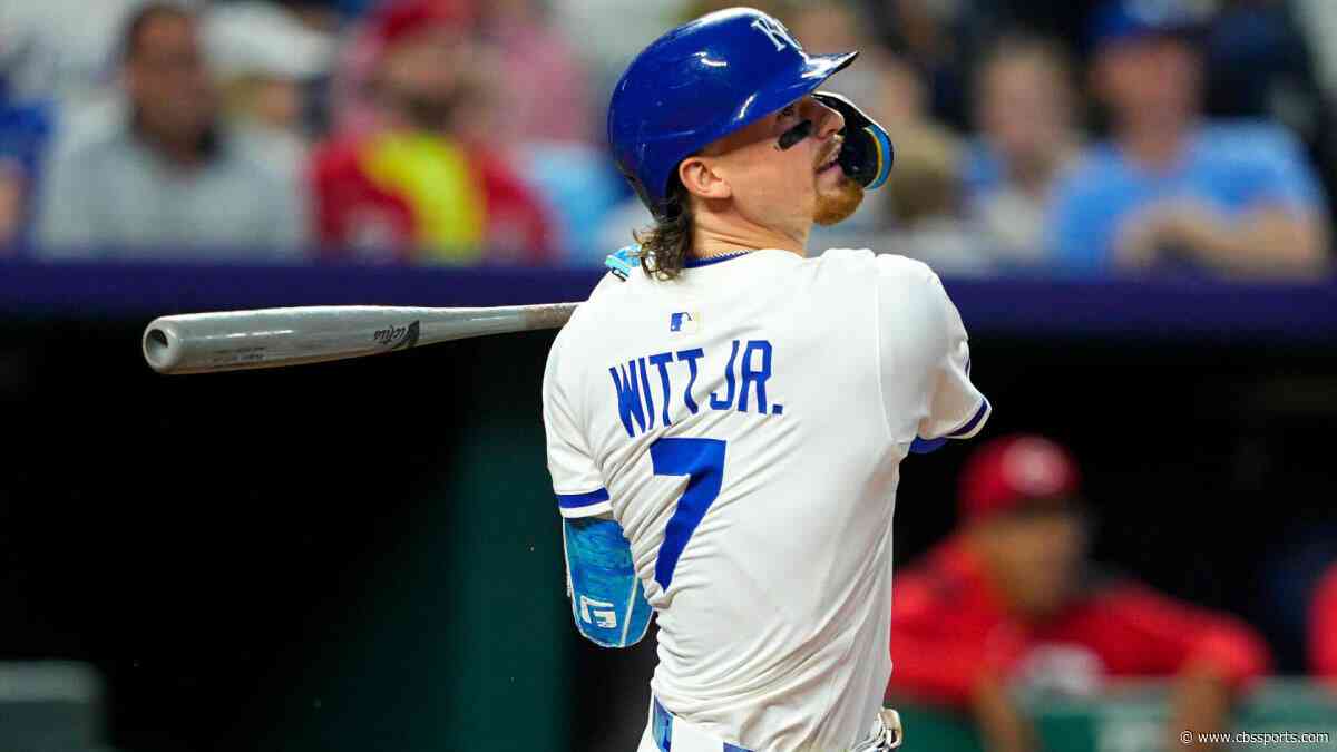 Free MLB home run picks August 28: Royals All-Star Bobby Witt Jr. among expert's best bets for Friday
