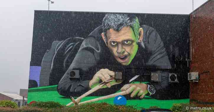 Giant Ronnie O’Sullivan mural compared to a zombie after leaving fans terrified