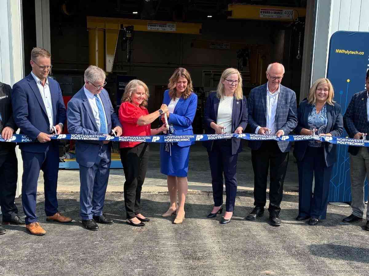 Northwestern Polytechnic new trades centre strengthens province's economic focus, says premier