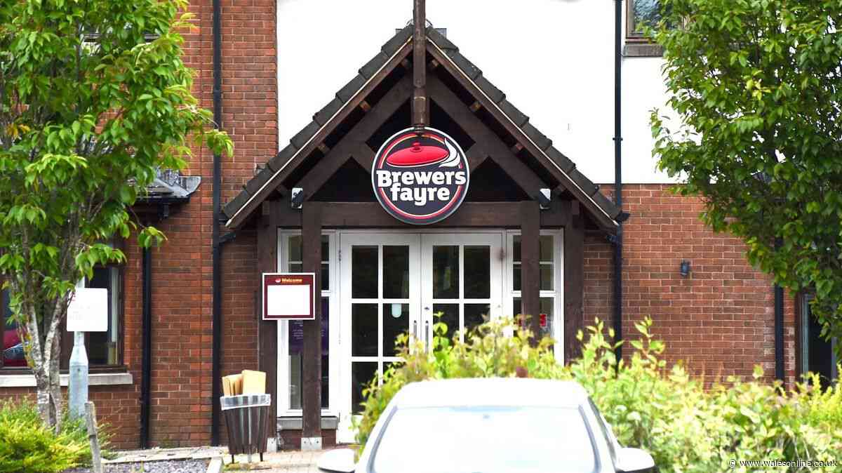 Full list of Brewers Fayre and Beefeater pubs in Wales closing within days