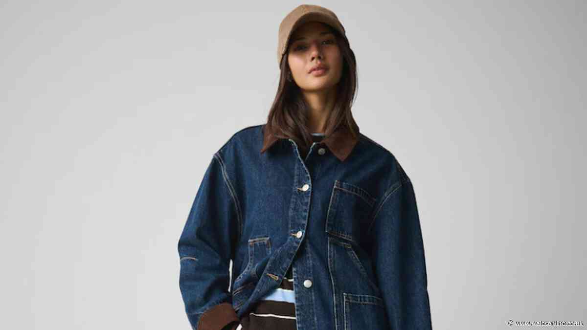 Next's 'in-between seasons' denim jacket with 'fabulous retro 80s oversized vibe'