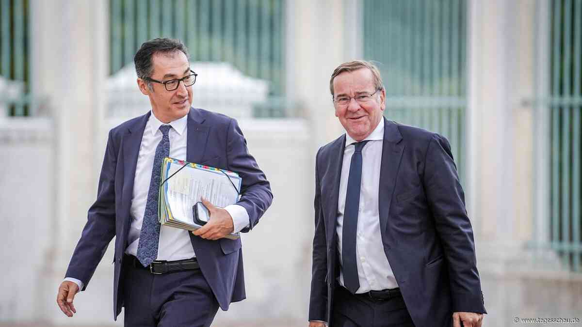 Özdemir und Pistorius werben für Verbotsverfahren von AfD-Landesverbänden