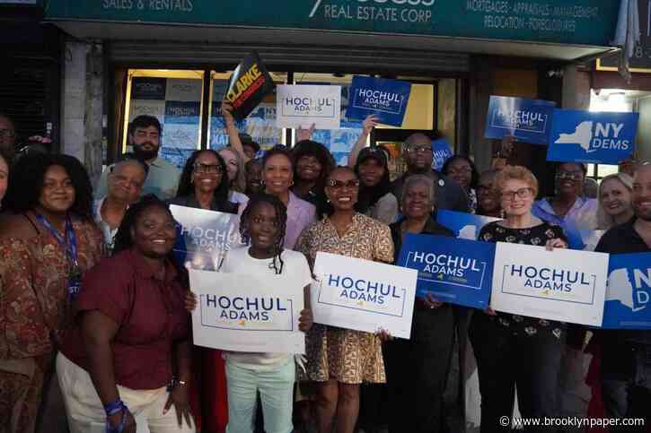 Adrienne Adams rallies Brooklyn Dems at new Prospect Lefferts Gardens field office