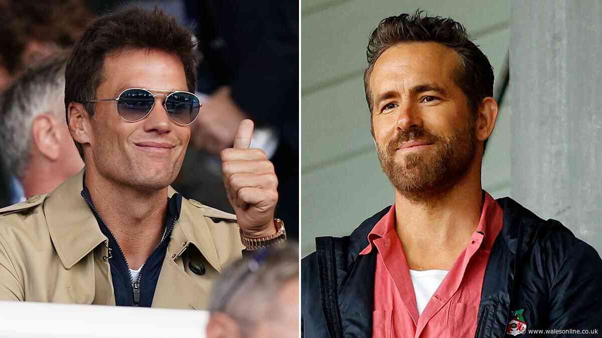 Ryan Reynolds' stunning net worth compared to Tom Brady as Wrexham host Birmingham City
