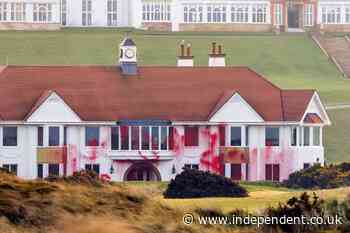 Palestine Action protestors accused of damaging Trump’s Turnberry golf course had ‘terrorist connection’