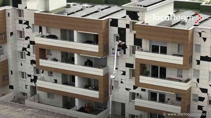 Palazzo “crivellato” dalla grandine nel Bresciano: “Chicchi grandi come palle da baseball”