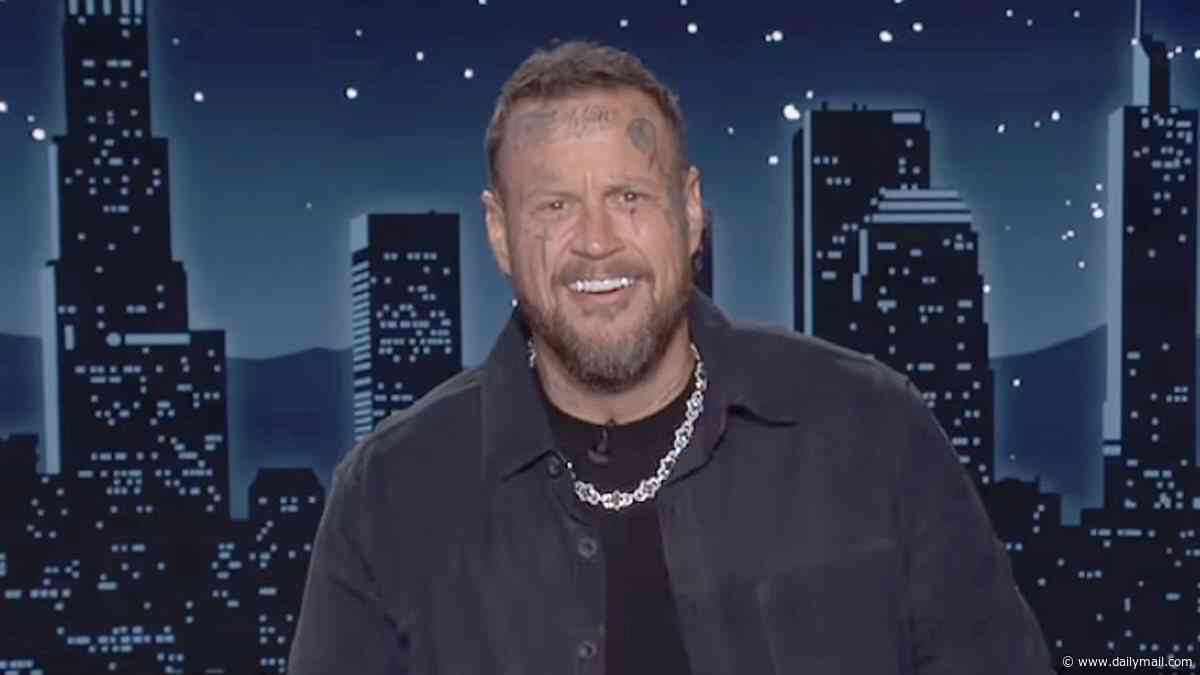 Jelly Roll hits back at allegations he's a 'liberal snowflake' and reveals his political affiliation after calling Trump a 'fat pig' on Jimmy Kimmel show