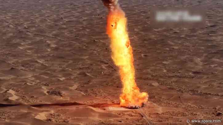 Relive private Chinese rocket's explosive 1st landing attempt (video)