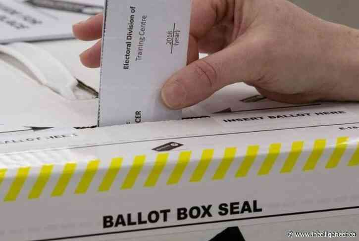 Paper ballots return for advance voting in Belleville municipal election