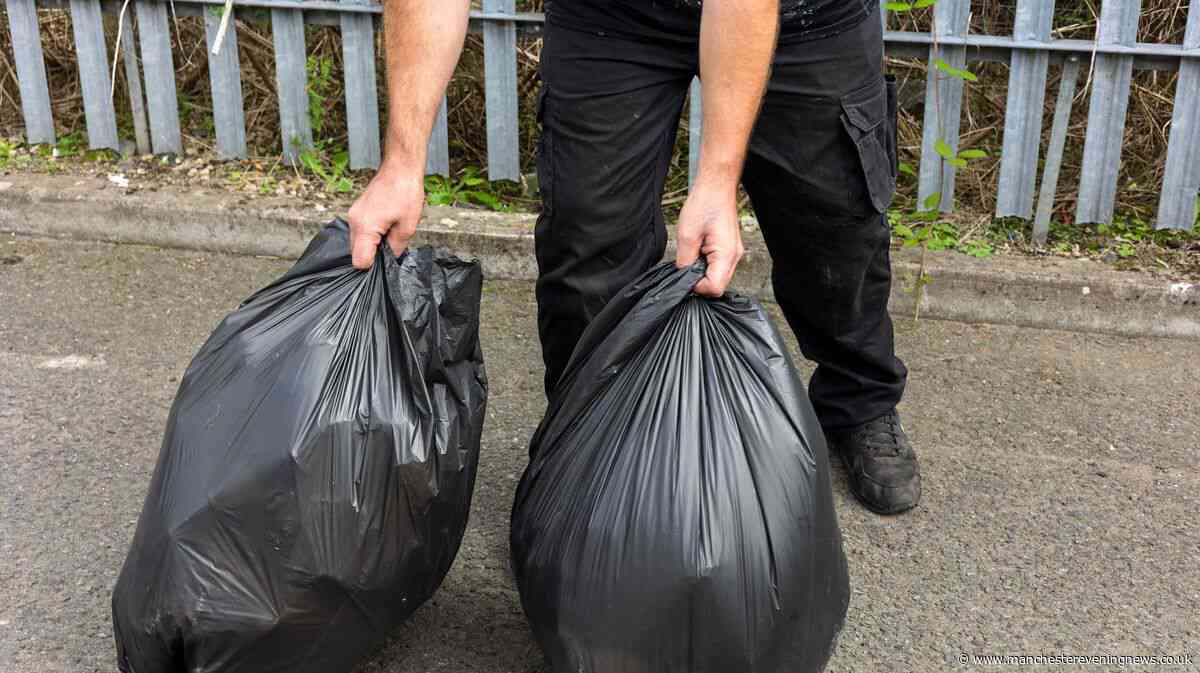 Recycling rules explained as binman shares reason black bin bags are refused