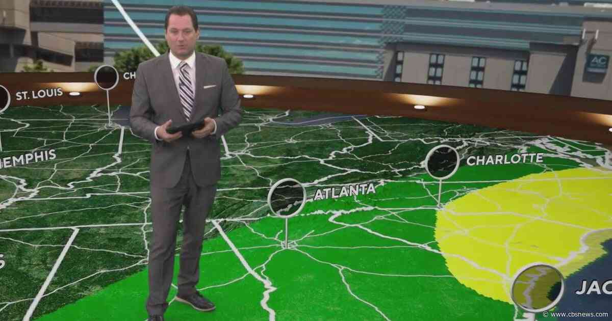 Thunderstorms bringing rainy start to the weekend for parts of Georgia