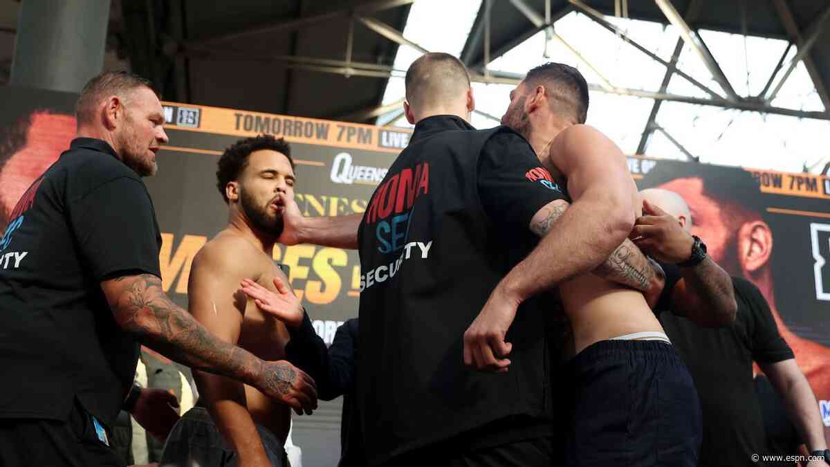 Itauma, Hrgović in scuffle, separated at weigh-in