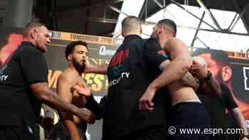 Itauma, Hrgović in scuffle, separated at weigh-in