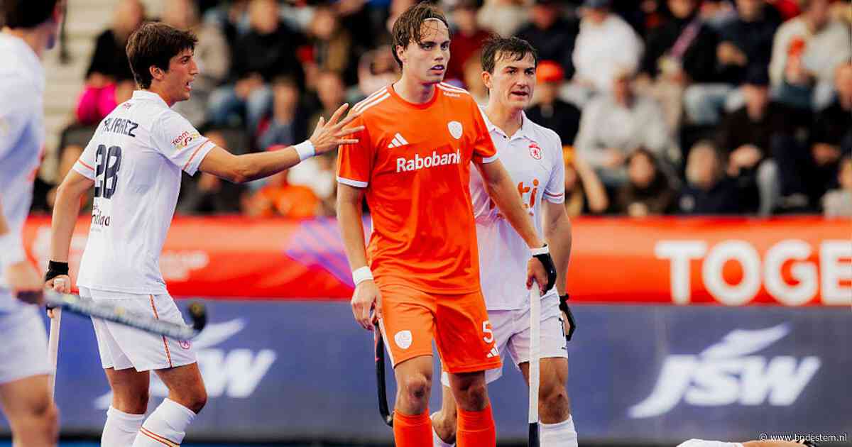 Nederlandse hockeyers grijpen naast WK-finale, Duco Telgenkamp dupeert team met beuk aan Spanjaard