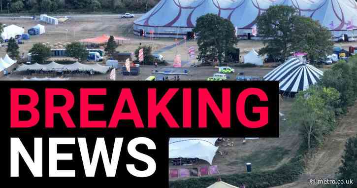 At least six people injured after sign collapses at Christian festival