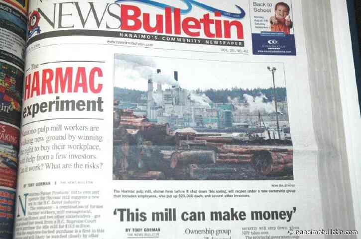 Headline history: Harmac’s workers saved the mill from closure in 2008