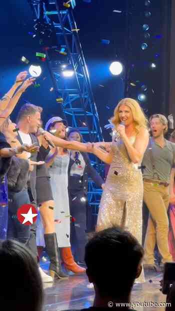 Marla Mindelle is joined by former Celines at Broadway’s TITANÍQUE’s fan night