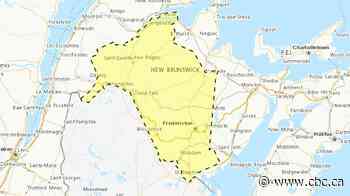 Severe thunderstorm watch in place for much of N.B.