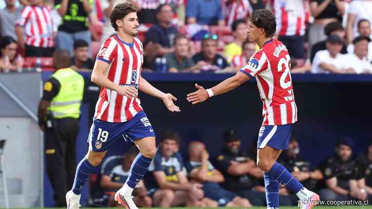 Julián Alvarez volvió a entrenarse en Atlético de Madrid tras su indisposición