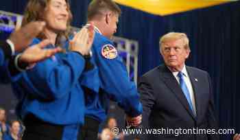 Trump honors Artemis II crew that flew around the moon