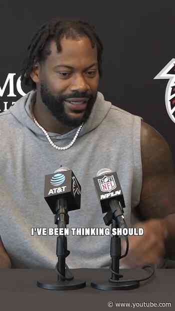 Za'Darius Smith's mom always wanted him to be a Falcon 🥹 #nfl #interview #atlanta #falcons