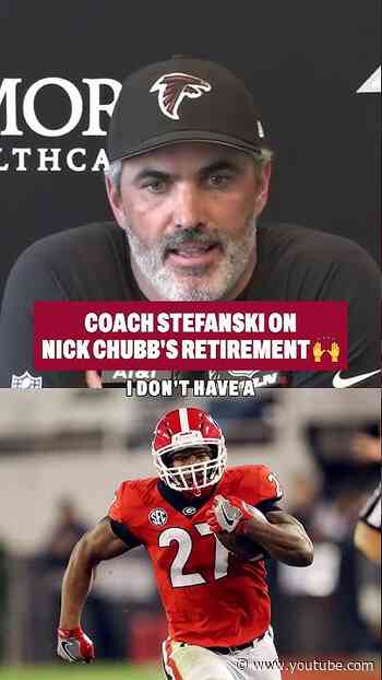 Coach Stefanski and Nick Chubb go way back 🤝 #nfl #interview #nickchubb #georgiabulldogsfootball