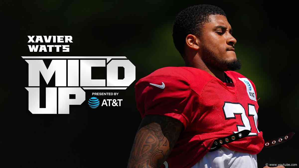 Xavier Watts is Mic'd Up during AT&T Training Camp | Atlanta Falcons | NFL