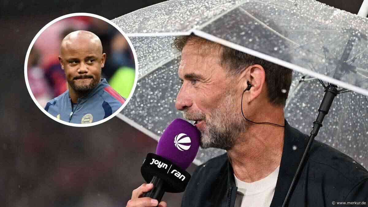 Klopp gibt intimen Einblick in Gespräche mit Bayern-Coach Kompany – der schweigt vielsagend