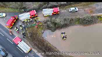 Cheshire couple's car landed upside down in a pond, and their pathetic attempts to cover their tracks were torn apart straight away