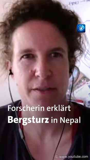 Forscherin erklärt Bergsturz in Nepal #tagesschau #Nachrichten #news #Nepal #Sturzflut #Gletscher
