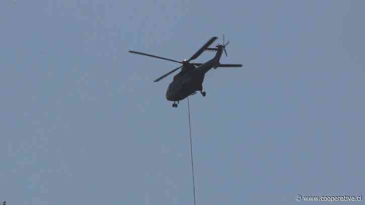 Helicóptero protagonizó accidente durante aterrizaje en San José de Maipo