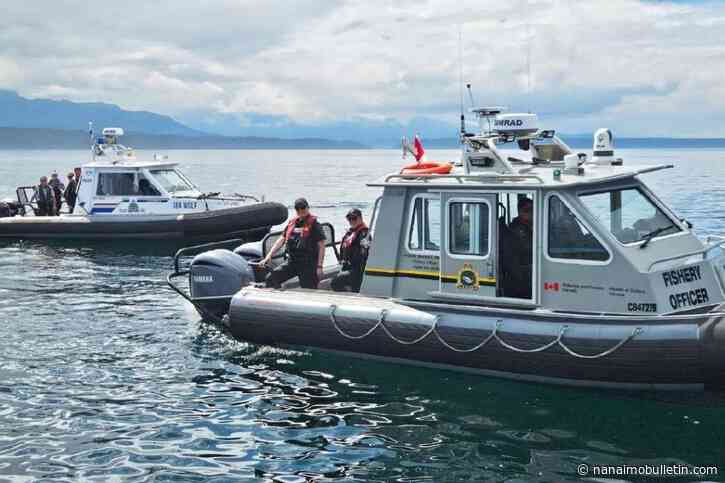 Joint marine enforcement operation conducted during salmon days