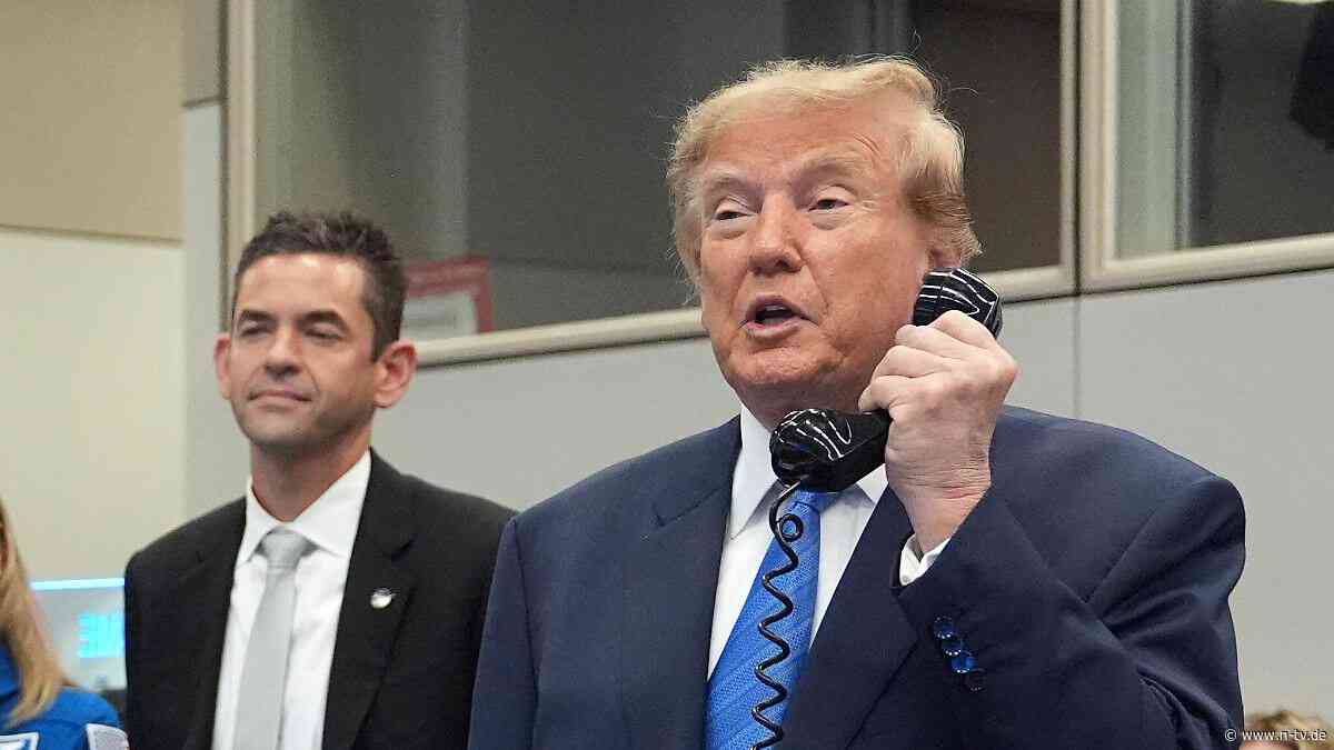 Ausbildungsort auch für US-Armee: Trump kündigt neue Weltraum-Akademie für die "größten Talente" an