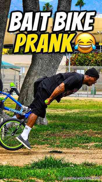 They Never Saw The Bait Bike Coming 🤣 #pranks #funny