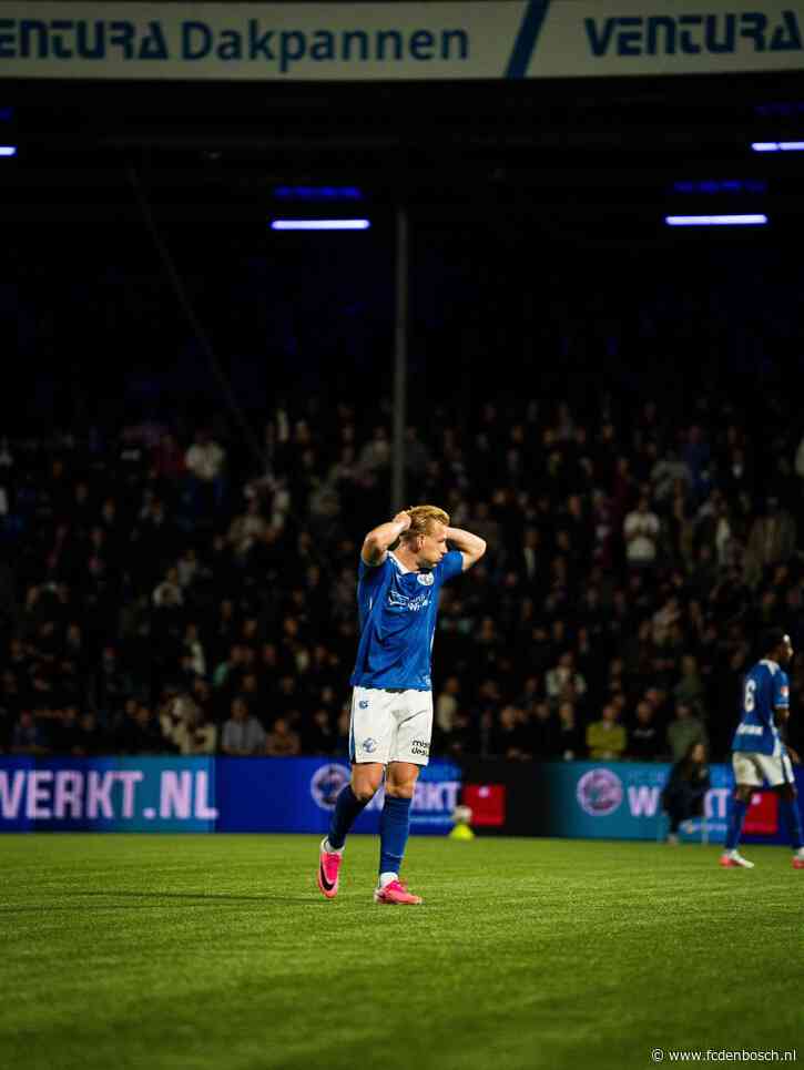 Aanvallend FC Den Bosch verliest in eigen huis