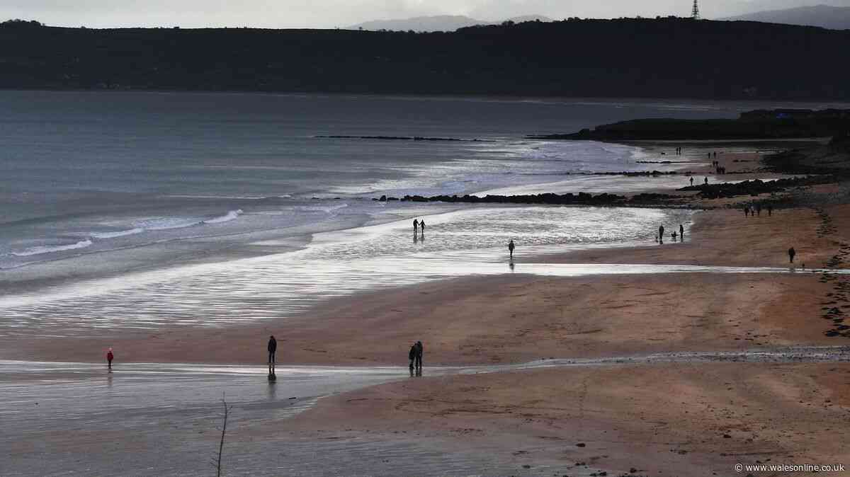 Emergency services rush to Welsh beach after four children get into difficulty in water