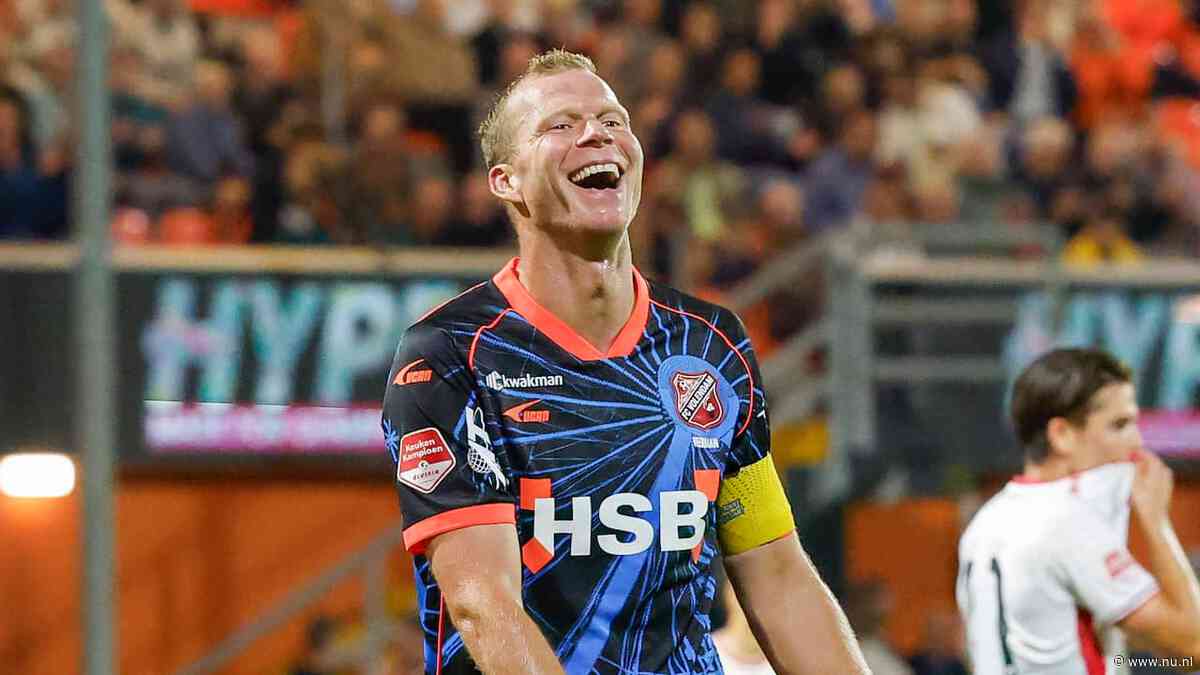 Veerman blinkt uit met vier goals en hakje in Volendam, MVV pakt clubrecord