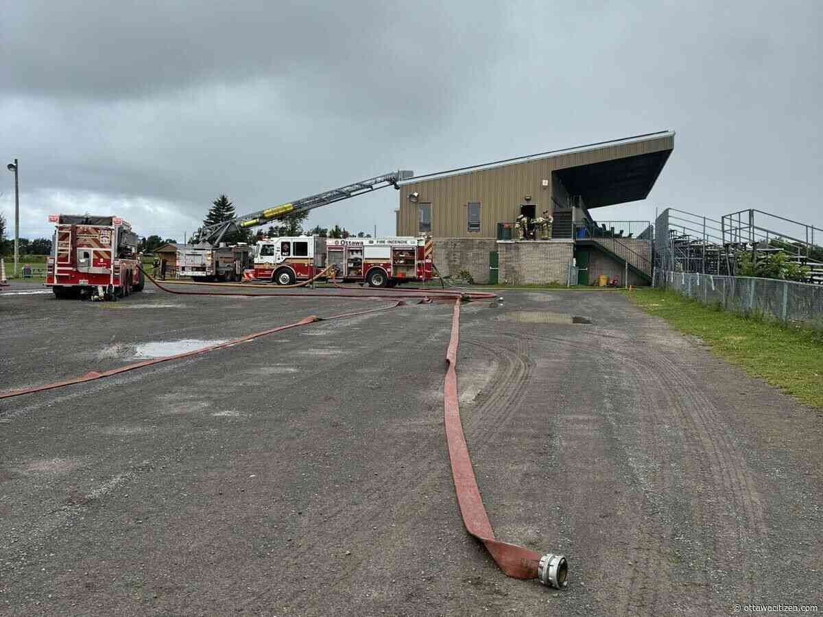 Twin Elm Rugby Park damaged by fire