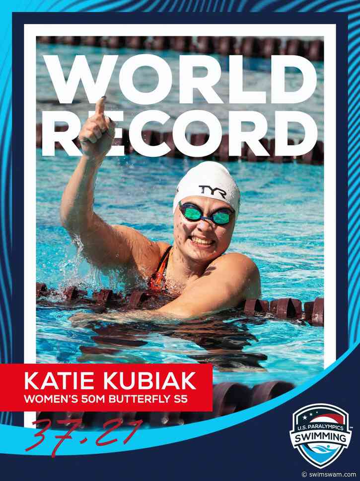 Katie Kubiak Sets New S5 World Record in 50 Butterfly at Para Pan Pacs