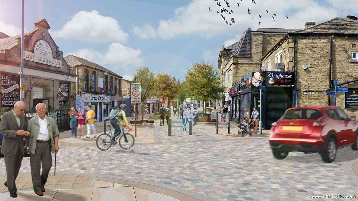 Brighouse town centre facelift set for completion by certain date