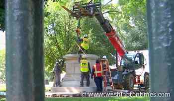 Virginia removes three Confederate memorials
