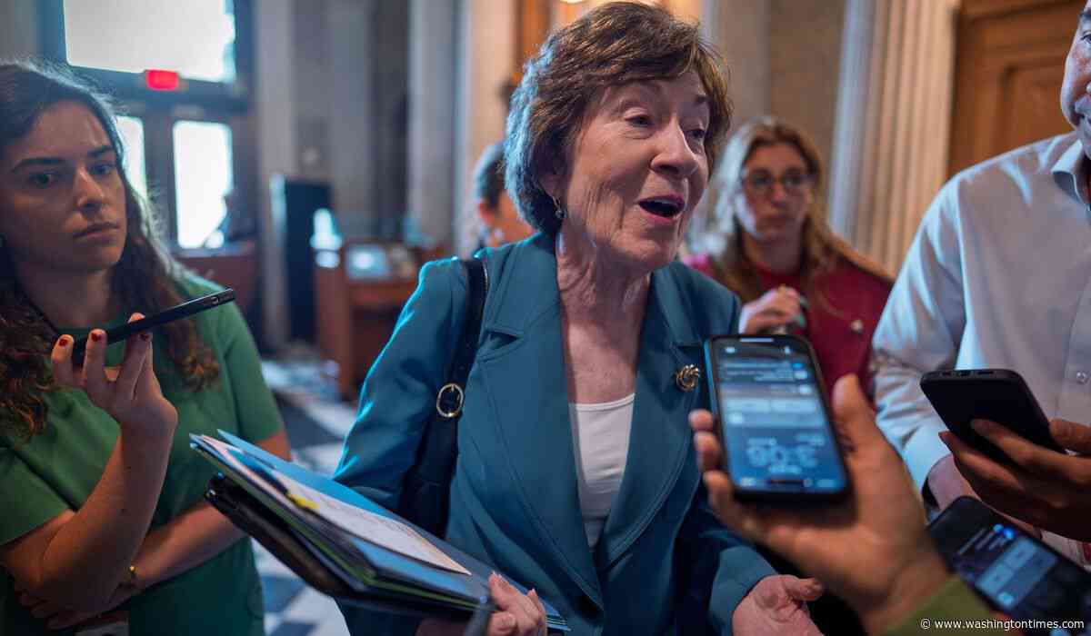 Susan Collins calls for tariff truce as trade war emerges as hot issue in Senate races