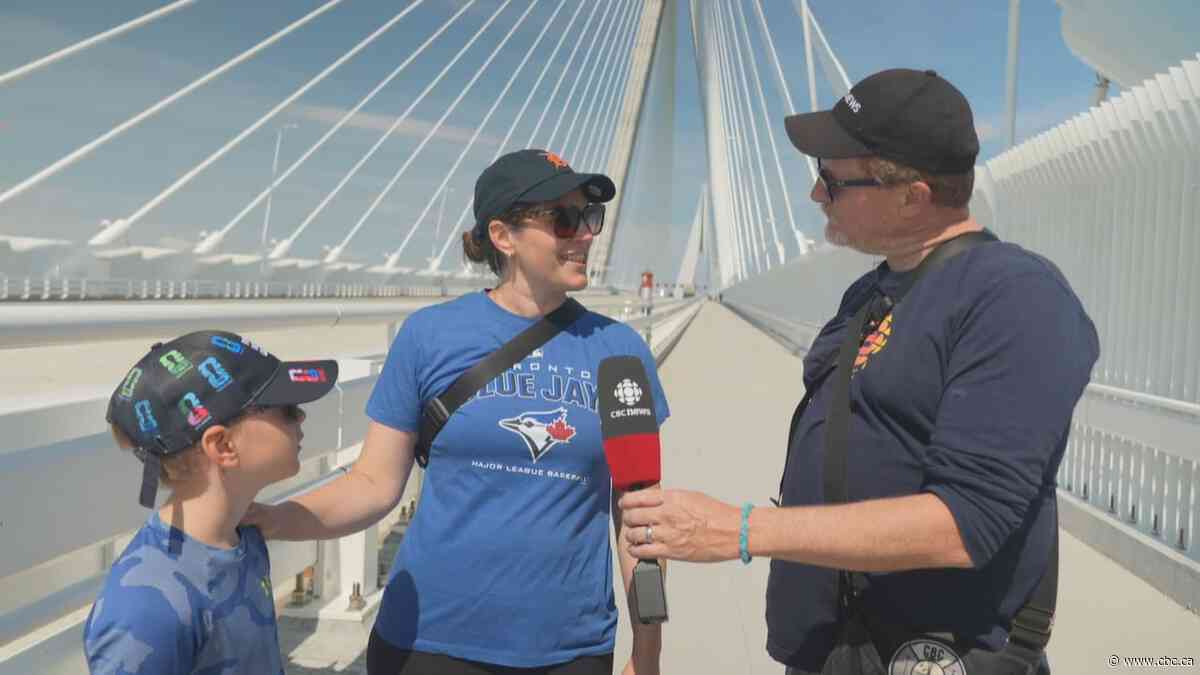 How are Canadians and Americans feeling about each other these days? We asked people on the Gordie Howe bridge