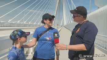 How are Canadians and Americans feeling about each other these days? We asked people on the Gordie Howe bridge