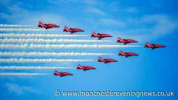 Red Arrows to fly over Greater Manchester this weekend in special appearance