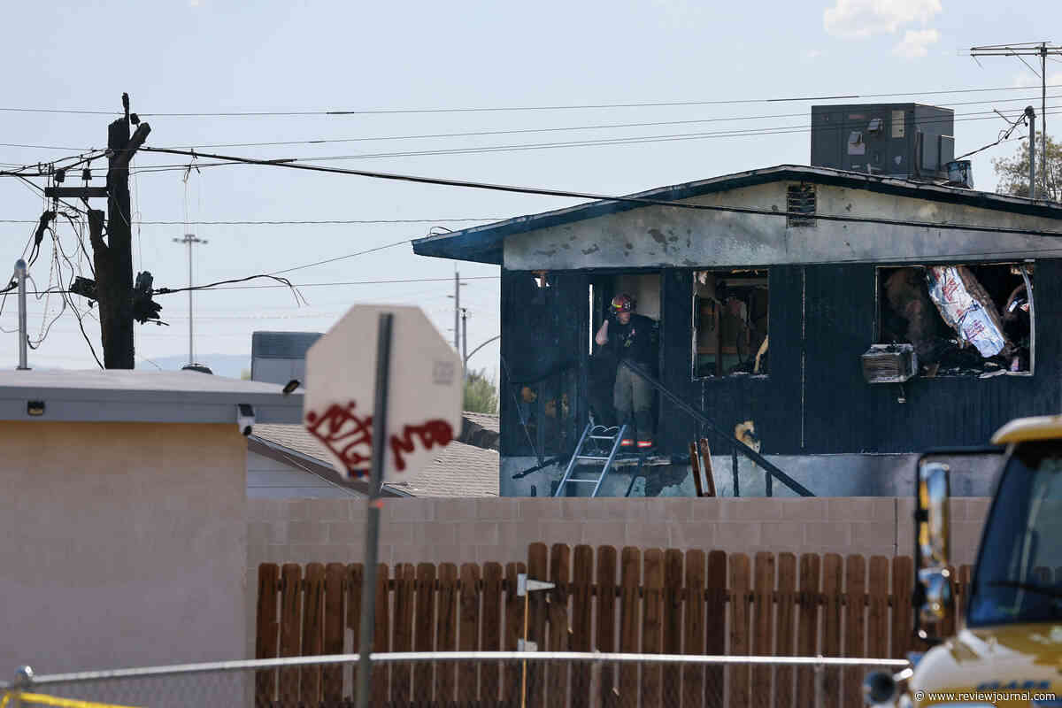 Mother, sons left homeless after east Las Vegas house fire