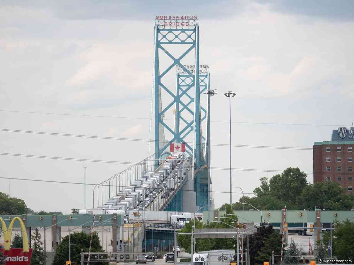 Windsor police probe slows Ambassador Bridge traffic