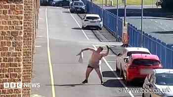 Man jailed for throwing drugs into prison