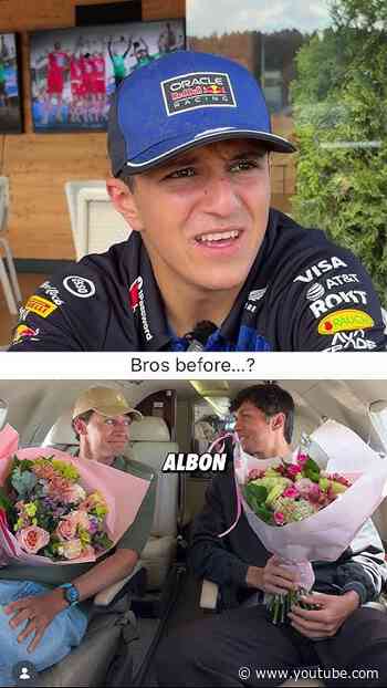 Isack's caption game... on point 🤝 #F1 #RedBullRacing